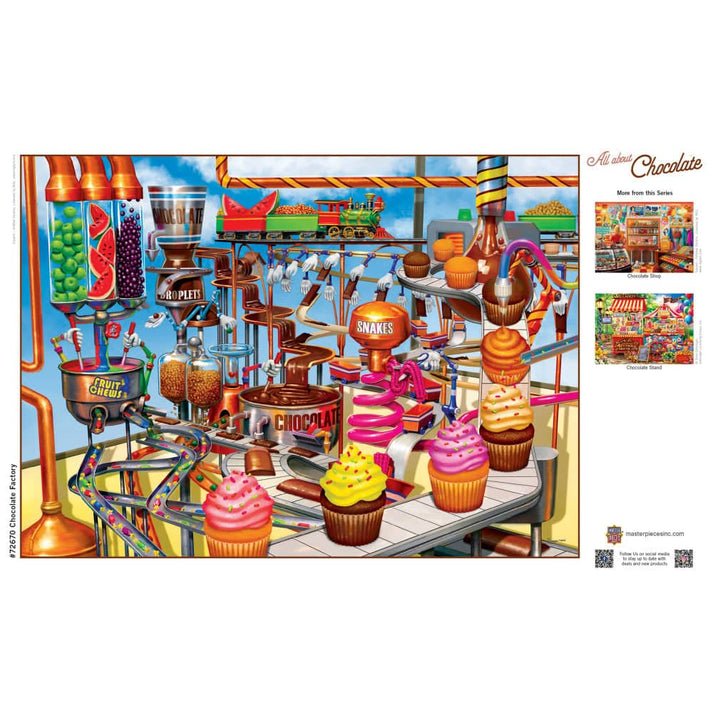 Chocolate Factory 1000 Piece Jigsaw Puzzle | Masterpieces - Jigsaw Puzzles - The Puzzle Center