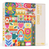 Choose Happy 1000 Piece Puzzle by Puzzlefolk - Puzzlefolk - Jigsaw Puzzles - The Puzzle Center