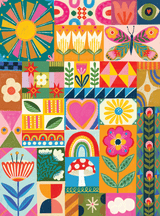Choose Happy 1000 Piece Puzzle by Puzzlefolk - Puzzlefolk - Jigsaw Puzzles - The Puzzle Center
