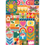 Choose Happy 1000 Piece Puzzle by Puzzlefolk - Puzzlefolk - Jigsaw Puzzles - The Puzzle Center