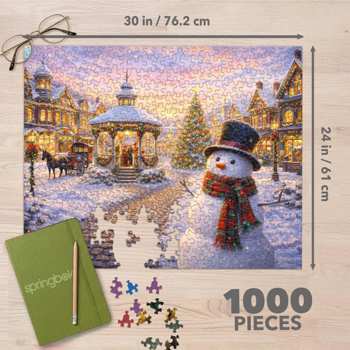 Christmas Carols 500 Piece Jigsaw Puzzle | Springbok Puzzles - Jigsaw Puzzles - The Puzzle Center