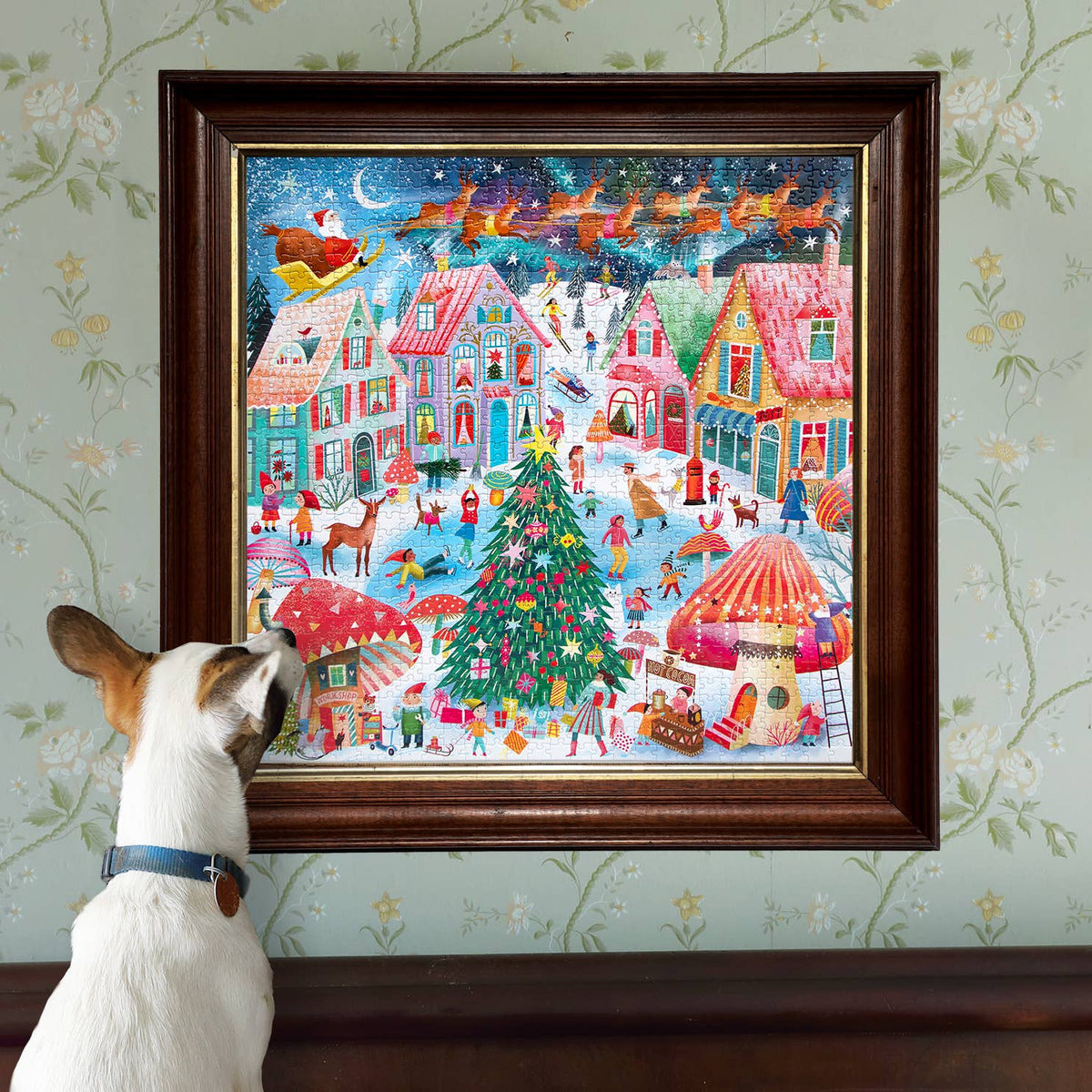 Christmas Flight 1000 Piece Jigsaw Puzzle | eeBoo - Jigsaw Puzzles - The Puzzle Center
