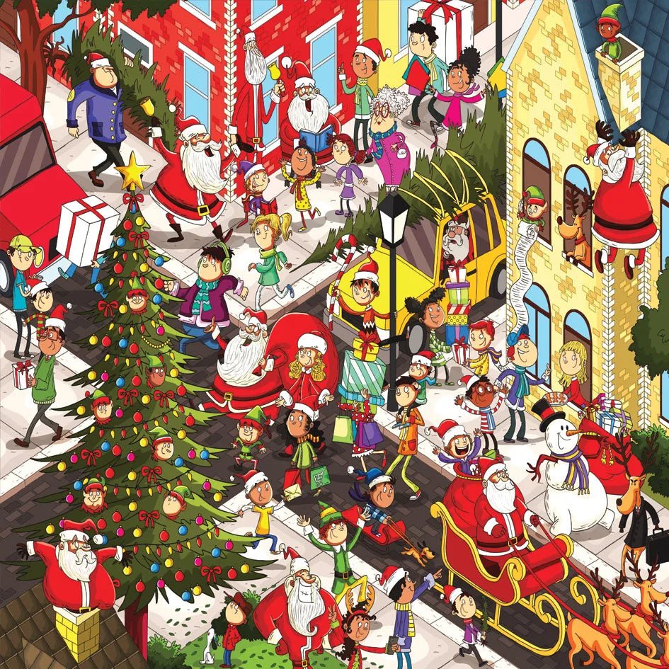 Christmas in the Street 1000 Piece Jigsaw Puzzle | Yazz - Jigsaw Puzzles - The Puzzle Center