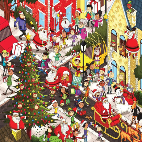 Christmas in the Street 1000 Piece Jigsaw Puzzle | Yazz - Jigsaw Puzzles - The Puzzle Center