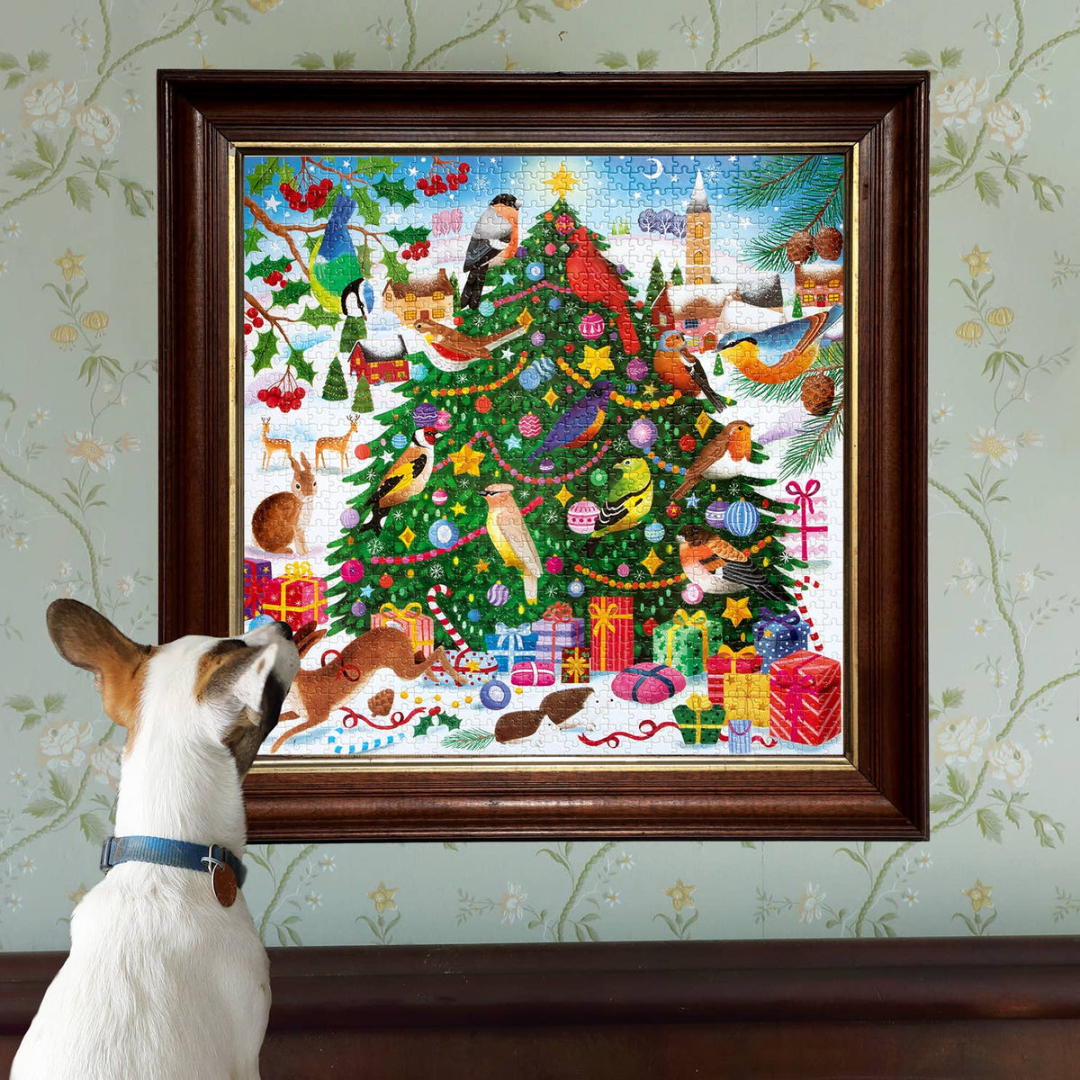 Christmas Songbirds 1000 Piece Jigsaw Puzzle | eeBoo - Jigsaw Puzzles - The Puzzle Center