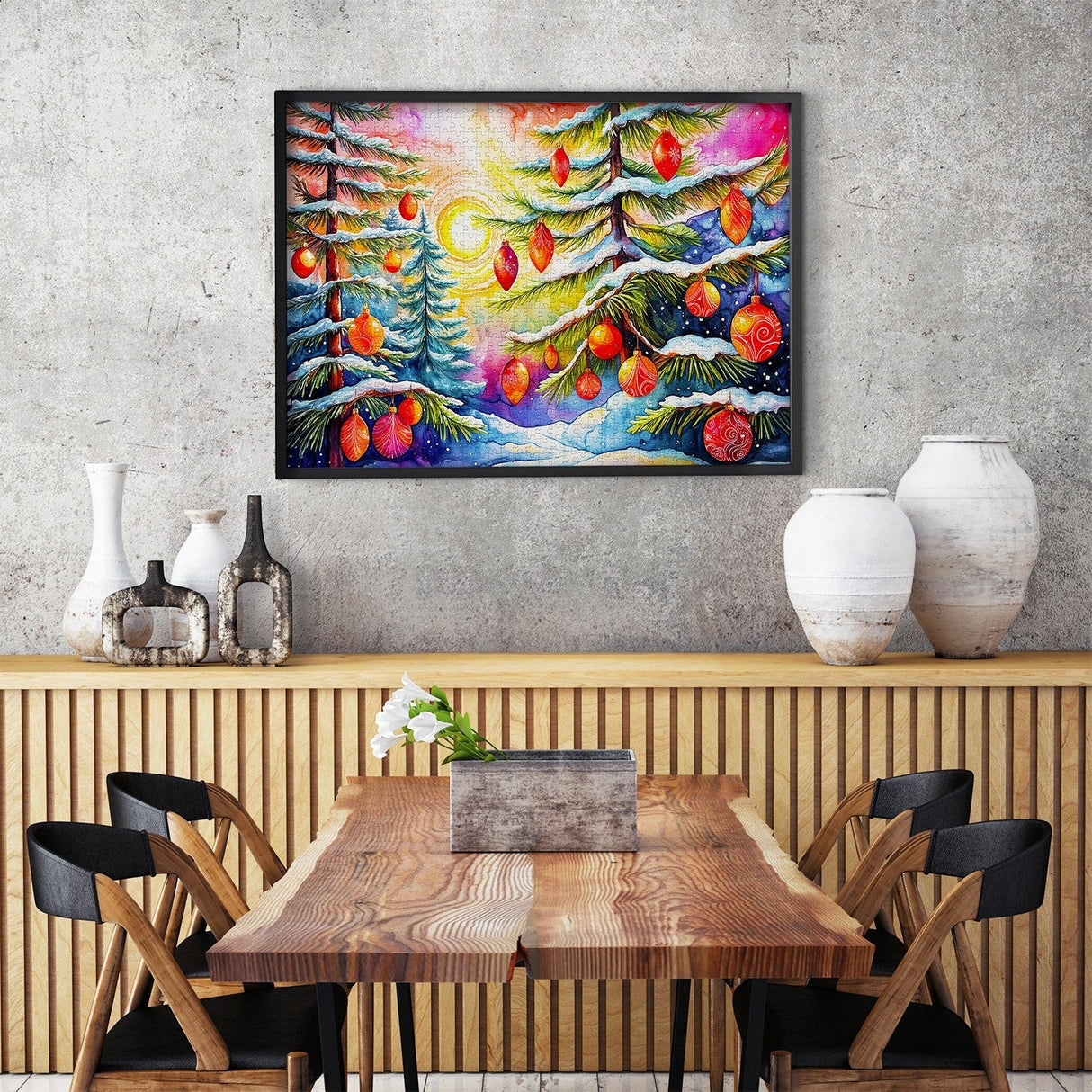 Christmas Sunrise 1000 Piece Jigsaw Puzzle | Enjoy Puzzles - Jigsaw Puzzles - The Puzzle Center