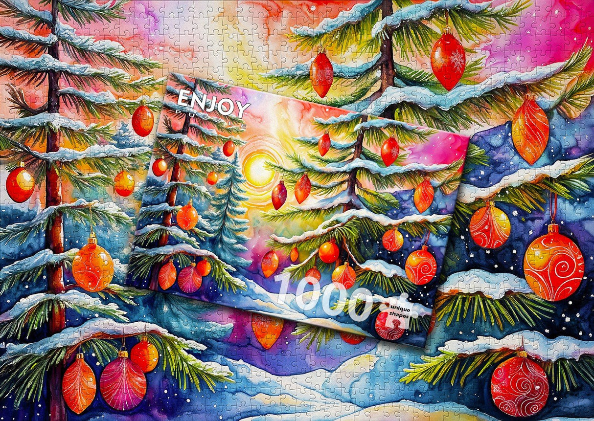 Christmas Sunrise 1000 Piece Jigsaw Puzzle | Enjoy Puzzles - Jigsaw Puzzles - The Puzzle Center