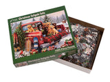 Christmas Tailgate Tails 1000 Piece Jigsaw Puzzle | Vermont Christmas Co - Jigsaw Puzzles - The Puzzle Center