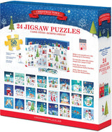 Christmas Town - Advent Calendar 24 x 50 Pcs Jigsaw Puzzles | Eurographics - Jigsaw Puzzles - The Puzzle Center