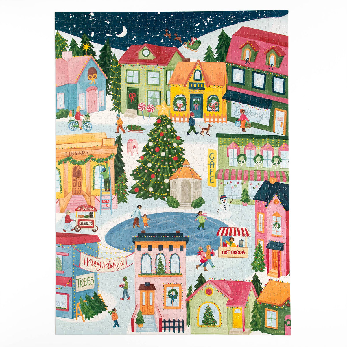 Christmas Village 1000 Piece Jigsaw Puzzle | 1Canoe2 - Jigsaw Puzzles - The Puzzle Center