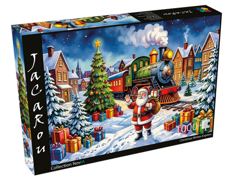 Christmas Wishes Express 1000 Piece Jigsaw Puzzle | JaCaRou - Jigsaw Puzzles - The Puzzle Center