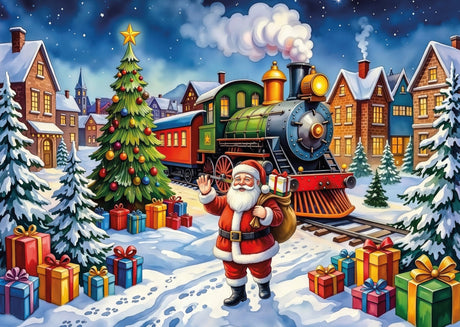 Christmas Wishes Express 1000 Piece Jigsaw Puzzle | JaCaRou - Jigsaw Puzzles - The Puzzle Center