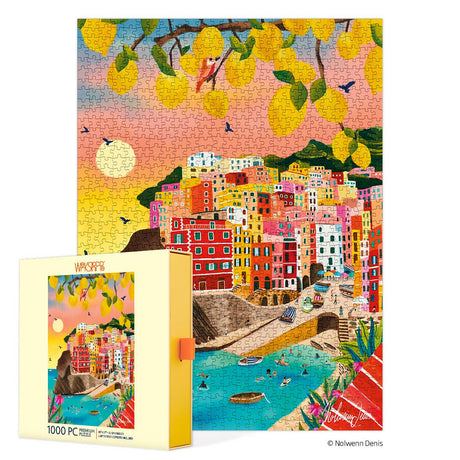 Cinque Terre 1000 Piece Jigsaw Puzzle | WerkShoppe - Jigsaw Puzzles - The Puzzle Center