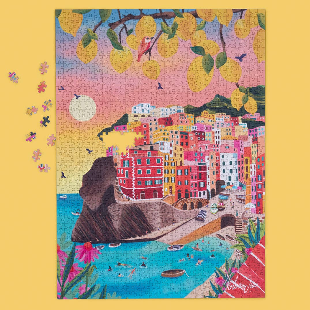 Cinque Terre 1000 Piece Jigsaw Puzzle | WerkShoppe - Jigsaw Puzzles - The Puzzle Center