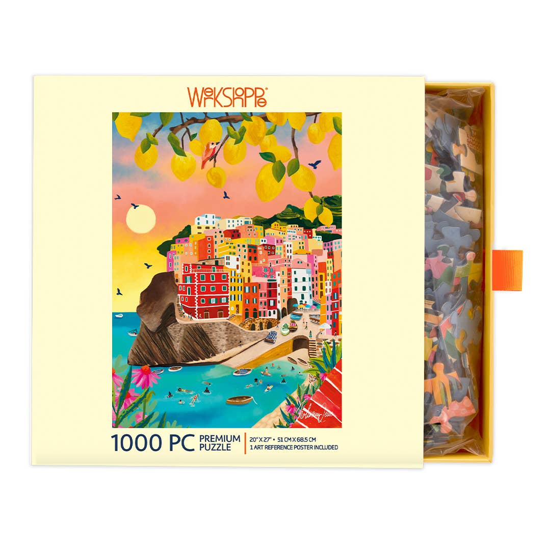 Cinque Terre 1000 Piece Jigsaw Puzzle | WerkShoppe - Jigsaw Puzzles - The Puzzle Center