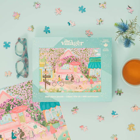 City in Bloom 1000 Piece Jigsaw Puzzle | Villager Puzzles - Jigsaw Puzzles - The Puzzle Center