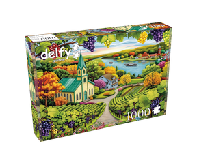Coastal Vineyard 1000 Piece Jigsaw Puzzle | Delfy - Jigsaw Puzzles - The Puzzle Center