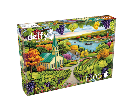 Coastal Vineyard 1000 Piece Jigsaw Puzzle | Delfy - Jigsaw Puzzles - The Puzzle Center