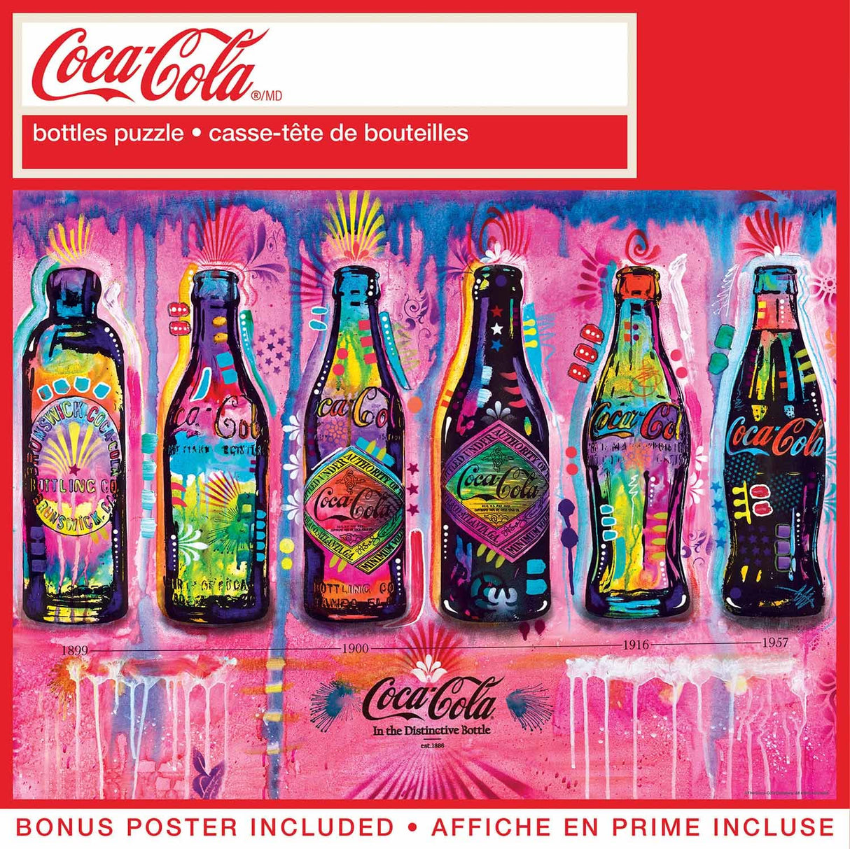 Coca - Cola Bottles 300 Piece EZ Grip Jigsaw Puzzle | Masterpieces - Jigsaw Puzzles - The Puzzle Center