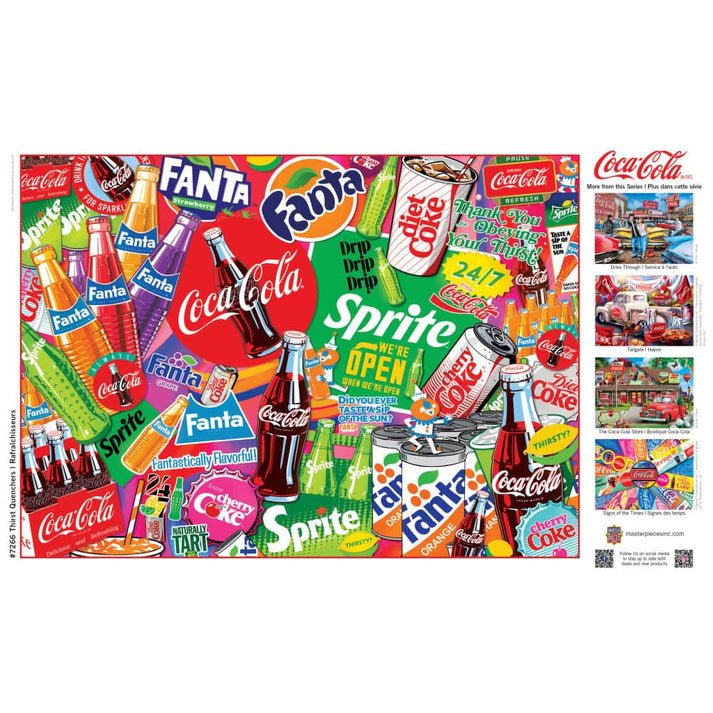 Coca - Cola Taste the Feeling 1000 Piece Jigsaw Puzzle | Masterpieces - Jigsaw Puzzles - The Puzzle Center