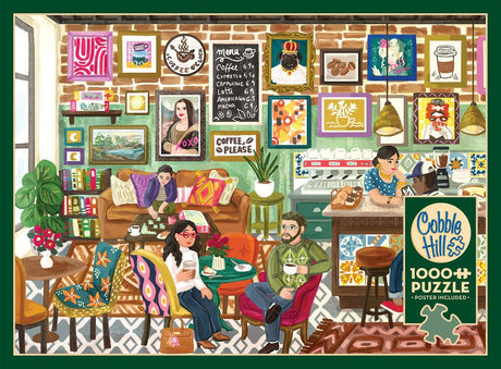 Coffee Please 1000 Piece Jigsaw Puzzle | Cobble Hill - Jigsaw Puzzles - The Puzzle Center