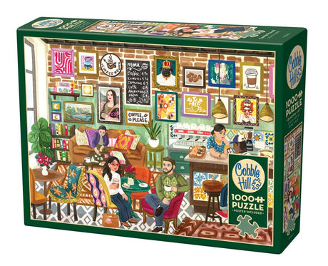 Coffee Please 1000 Piece Jigsaw Puzzle | Cobble Hill - Jigsaw Puzzles - The Puzzle Center