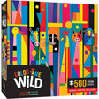 Color Me Wild Fields of Color, Eyes of Wonder 500 Piece Jigsaw Puzzle | Masterpieces - Jigsaw Puzzles - The Puzzle Center