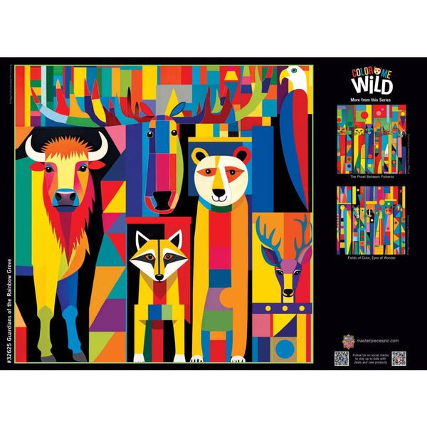Color Me Wild Guardians of the Rainbow Grove 500 Piece Jigsaw Puzzle | Masterpieces - Jigsaw Puzzles - The Puzzle Center
