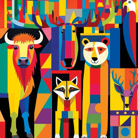 Color Me Wild Guardians of the Rainbow Grove 500 Piece Jigsaw Puzzle | Masterpieces - Jigsaw Puzzles - The Puzzle Center