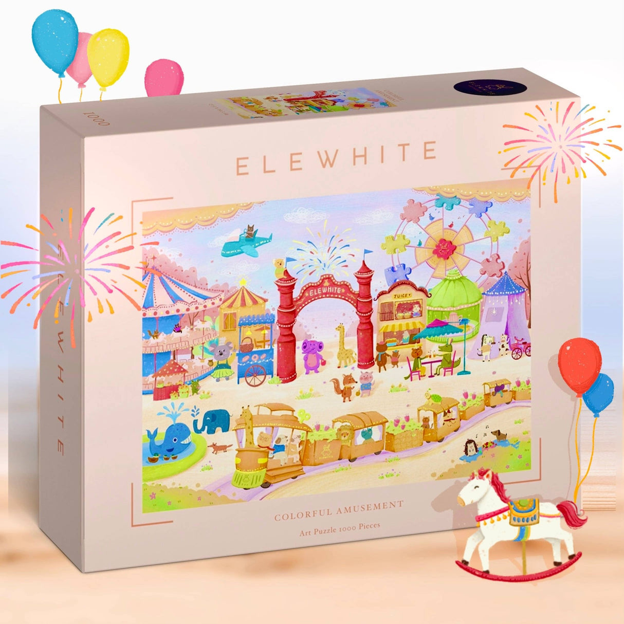 Colorful Amusement Art Puzzle 1000 Pieces | Elewhite - Jigsaw Puzzles - The Puzzle Center