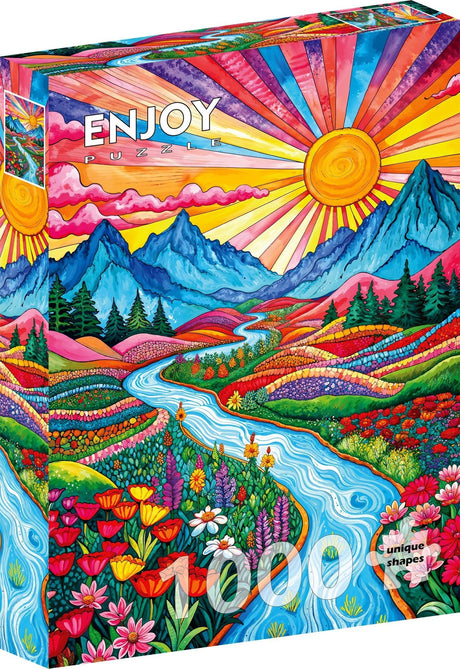 Colorful Highlands 1000 Piece Jigsaw Puzzle | Enjoy Puzzles - Jigsaw Puzzles - The Puzzle Center