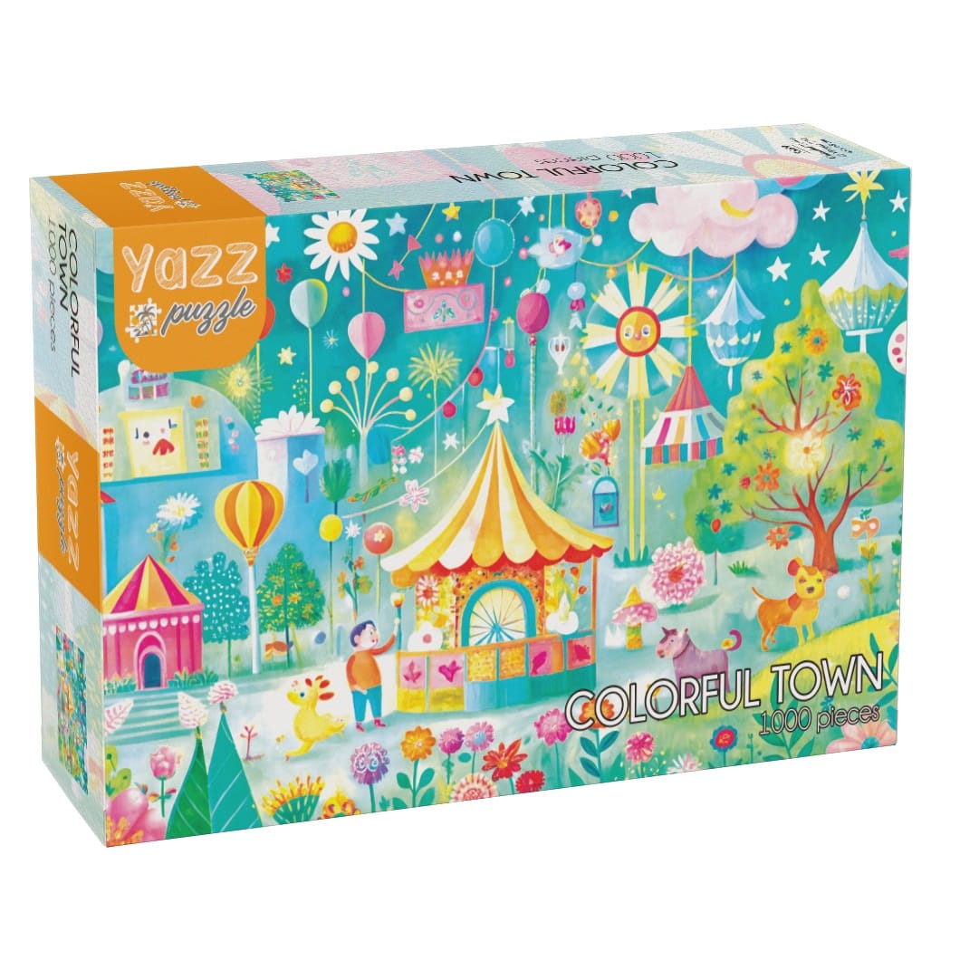 Colorful Town 1000 Piece Jigsaw Puzzle | Yazz - Jigsaw Puzzles - The Puzzle Center