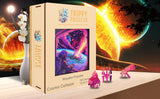 Cosmic Collision 300 Piece Wooden Jigsaw Puzzle | Trippy Puzzle Co - Jigsaw Puzzles - The Puzzle Center