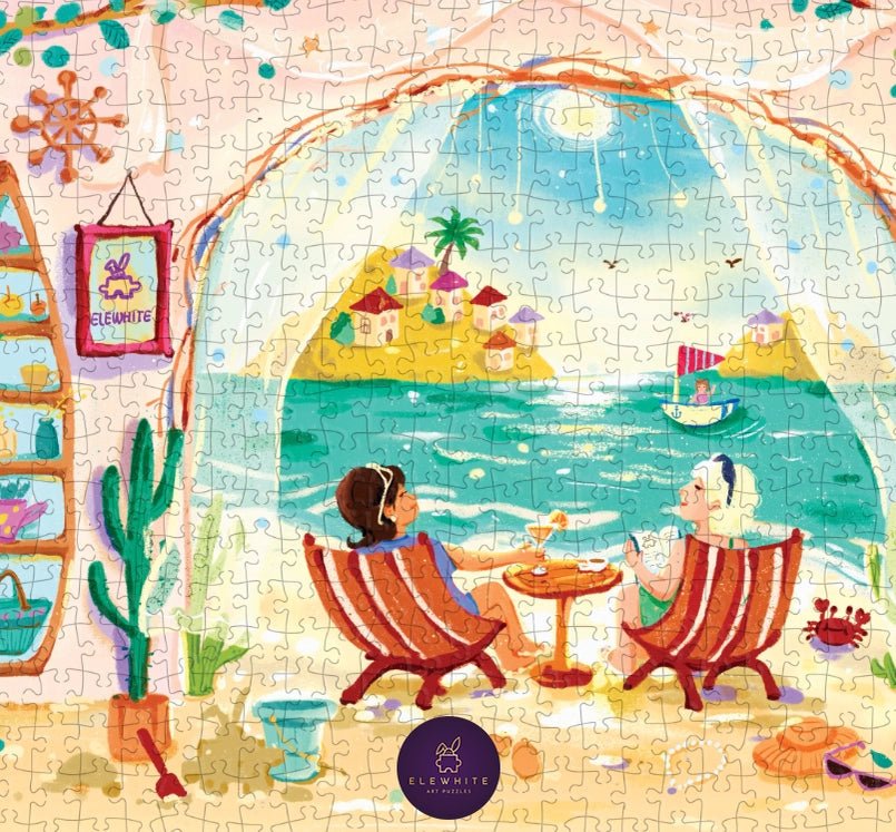 Costal Daydream 1000 Piece Jigsaw Puzzle | Elewhite - Jigsaw Puzzles - The Puzzle Center