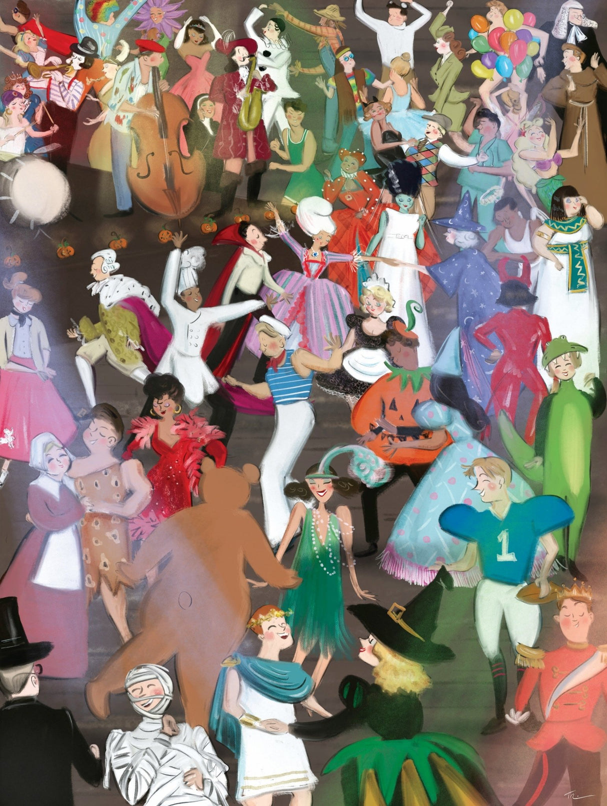 Costume Ball 1000 Piece Jigsaw Puzzle | New York Puzzle Company - Jigsaw Puzzles - The Puzzle Center