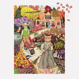 Cottage Cats 1000 Piece Foil Jigsaw Puzzle | Galison - Jigsaw Puzzles - The Puzzle Center