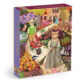 Cottage Cats 1000 Piece Foil Jigsaw Puzzle | Galison - Jigsaw Puzzles - The Puzzle Center