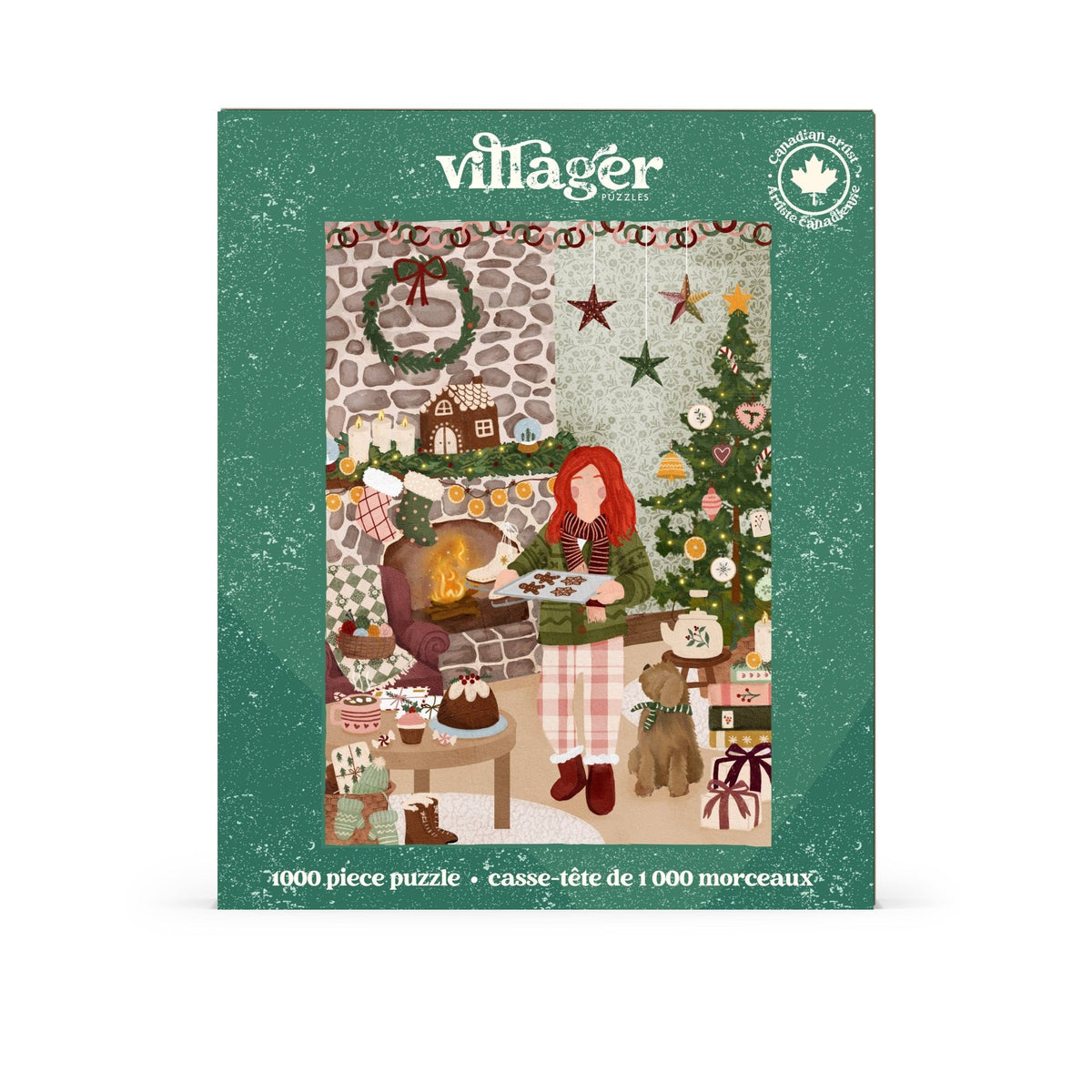 Cottage Christmas 1000 Piece Jigsaw Puzzle | Villager - Jigsaw Puzzles - The Puzzle Center