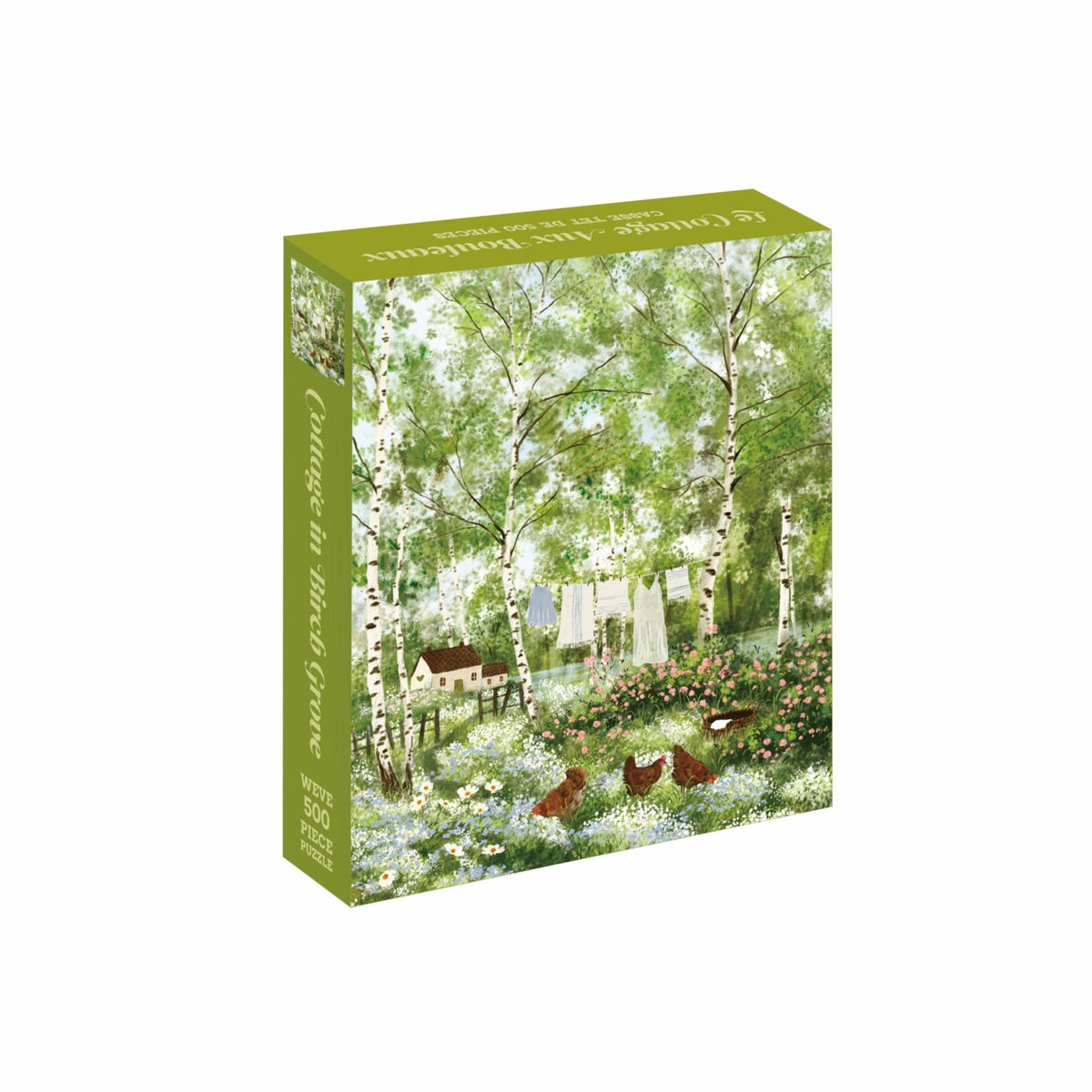 Cottage in Birch Grove 500 Piece Jigsaw Puzzle | WEVE - Jigsaw Puzzles - The Puzzle Center