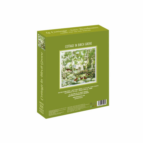 Cottage in Birch Grove 500 Piece Jigsaw Puzzle | WEVE - Jigsaw Puzzles - The Puzzle Center