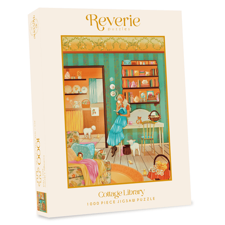 Cottage Library 1000 Piece Jigsaw Puzzle | Reverie Puzzles - Jigsaw Puzzles - The Puzzle Center