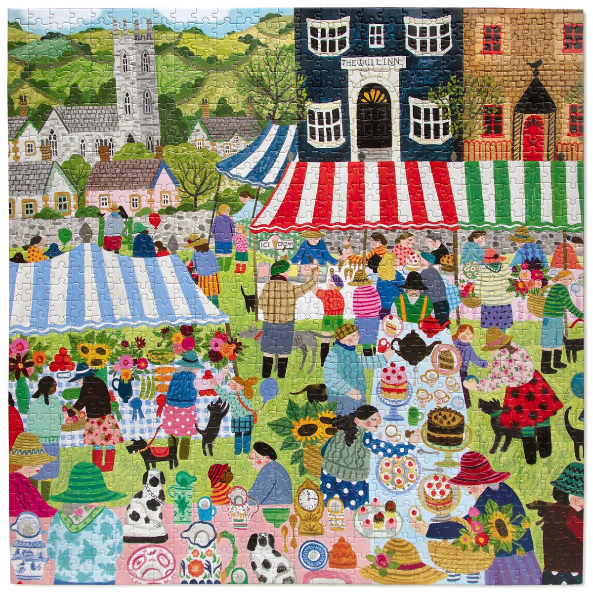 Country Fair 1000 Piece Jigsaw Puzzle | eeBoo - 1000 Pieces - The Puzzle Center