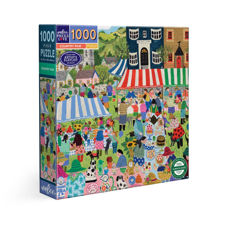 Country Fair 1000 Piece Jigsaw Puzzle | eeBoo - 1000 Pieces - The Puzzle Center