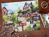Country Side Market 1000 Piece Jigsaw Puzzle | Springbok Puzzles - Springbok Puzzles - Jigsaw Puzzles - The Puzzle Center