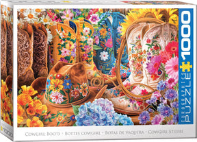 Cowgirl Boots by Lars Stewart 1000 Piece Jigsaw Puzzle by Eurographics - Eurographics - Jigsaw Puzzles - The Puzzle Center