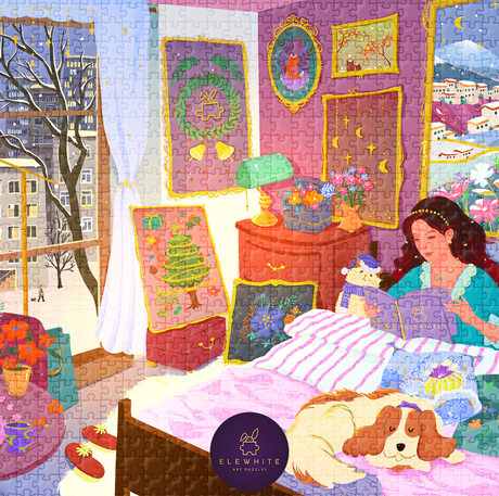 Cozy Chapter 1000 Piece Jigsaw Puzzle | Elewhite - Jigsaw Puzzles - The Puzzle Center