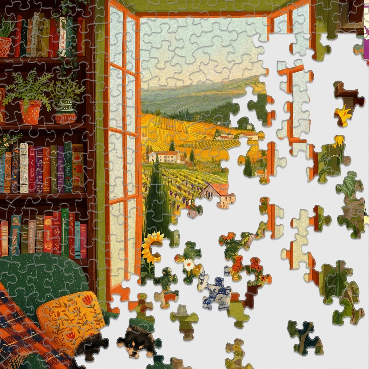 Cozy Fall Companions 500 Piece Jigsaw Puzzle | Springbok Puzzles - Jigsaw Puzzles - The Puzzle Center