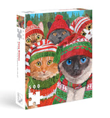 Cozy Kitties 500 Piece Holiday Puzzle | Allport Editions - Jigsaw Puzzles - The Puzzle Center