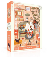 Cozy Night In 500 Piece Jigsaw Puzzle by New York Puzzle Company - New York Puzzle Company - Jigsaw Puzzles - The Puzzle Center
