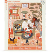Cozy Night In 500 Piece Jigsaw Puzzle by New York Puzzle Company - New York Puzzle Company - Jigsaw Puzzles - The Puzzle Center